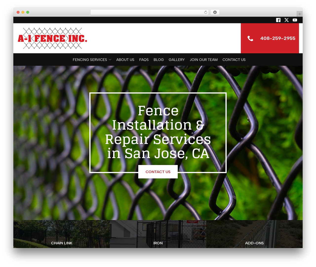 Theme WordPress Reach Local - a1fenceinc.com