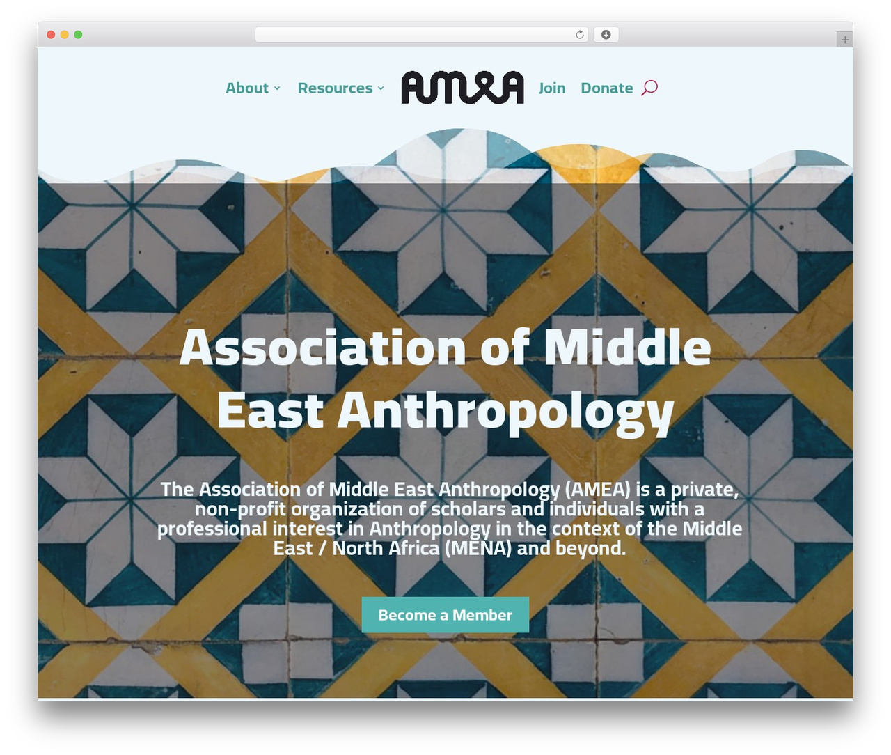 WordPress theme NEO - mideastanthro.com