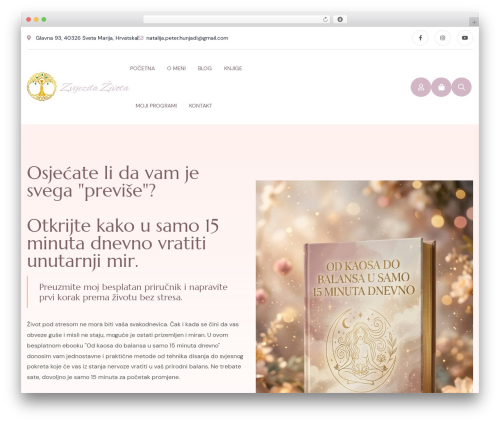 WordPress theme wellnez - zvijezdazivota.com