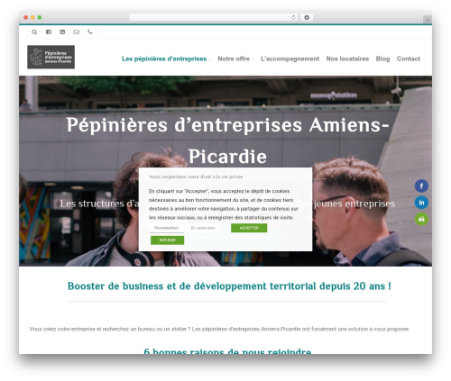 WordPress theme Slupy WordPress Theme - pepinieres-amiens.com