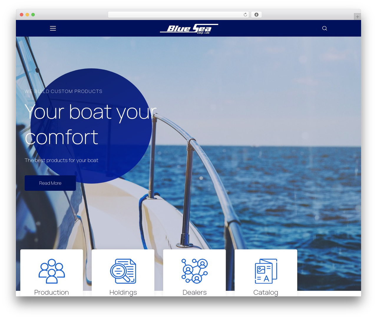 WordPress theme Techmax - blueseacorp.com