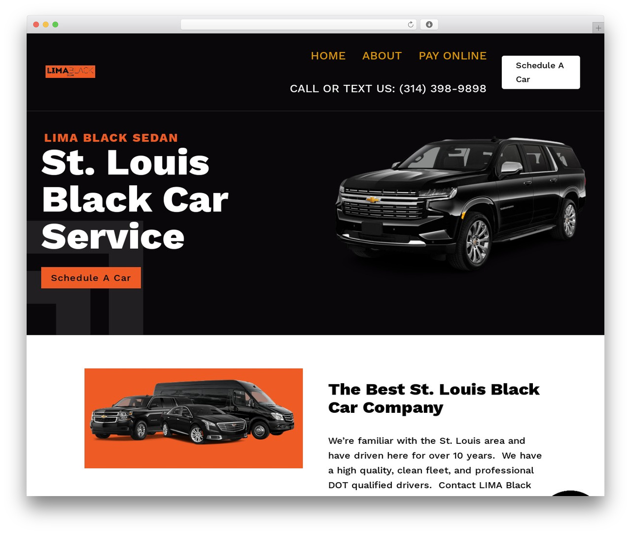 Atlas WordPress theme - limablacksedan.com