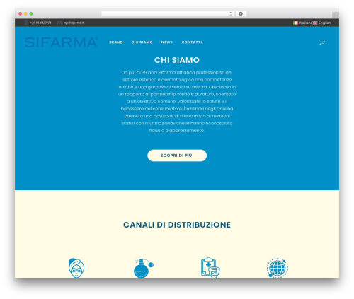 Blu WordPress theme - sifarma.it