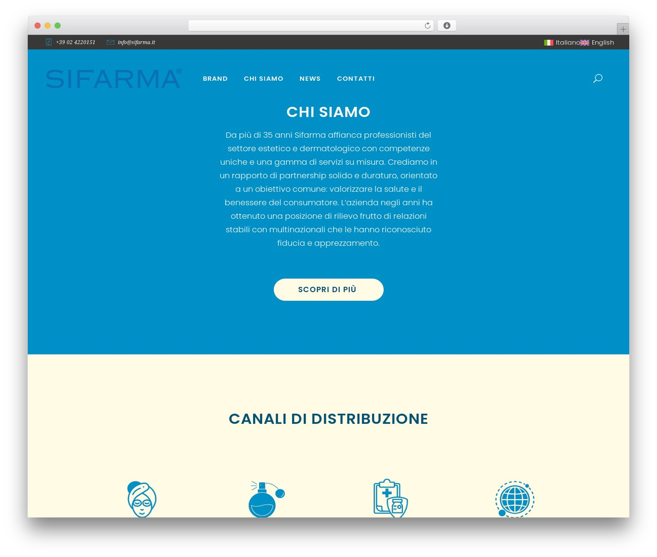 Blu Child WordPress theme - sifarma.it