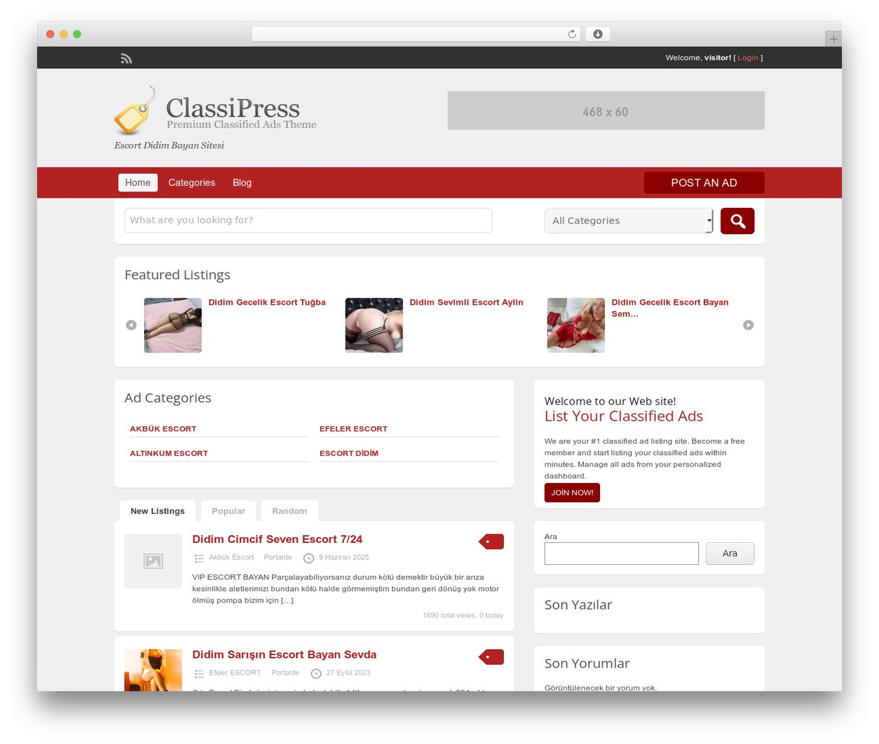 ClassiPress theme WordPress - escortbayandidim.com ClassiPress theme WordPress - escortbayandidim.com