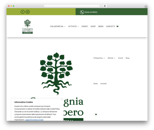 Divi WordPress theme - compagniadellalbero.it