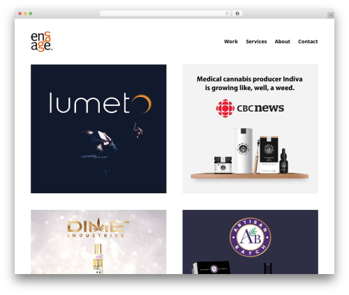 Engage company WordPress theme - engage.ca