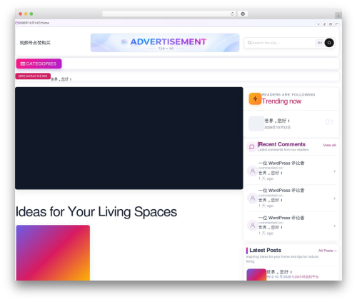 FeedBuzz WordPress theme - robbase.net