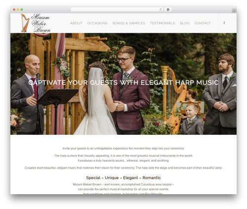 NDESIGN Framework WordPress website theme - columbusharpist.com