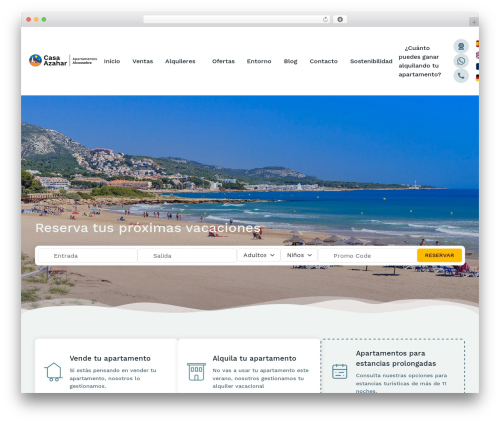 PStudio Starter WordPress website theme - casa-azahar.com