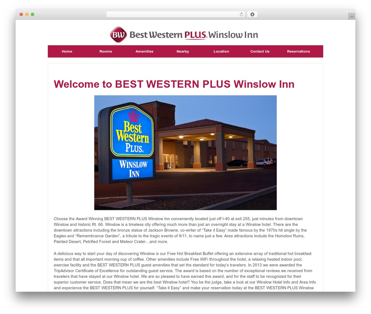 Responsive Pro WordPress theme - bestwesternpluswinslowinn.com Responsive Pro WordPress theme - bestwesternpluswinslowinn.com