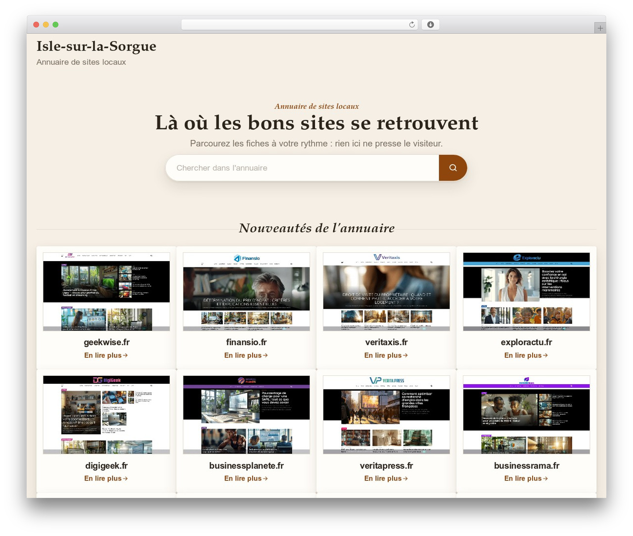 Theme WordPress Maxwell - ot-islesurlasorgue.fr