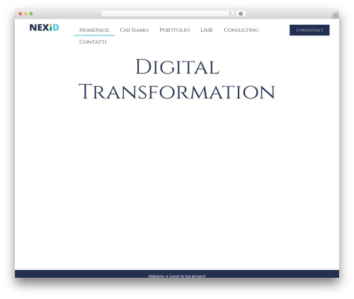WordPress theme Hello Elementor - nexid.it