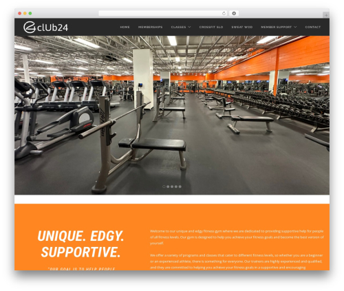 WordPress theme Foundry - clubtwentyfour.com