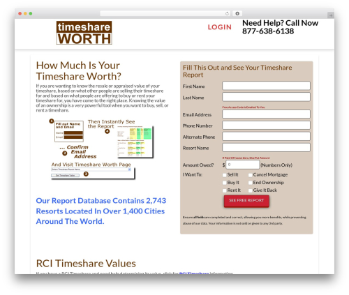Best WordPress theme X - timeshareworth.com
