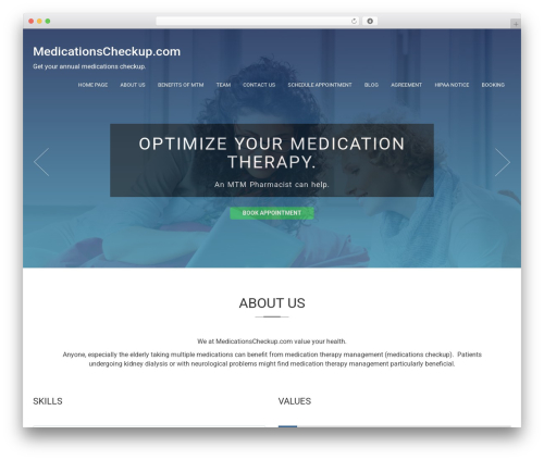 Team booking WordPress plugin - medicationscheckup.com