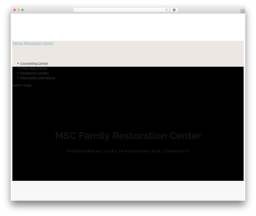 Divi top WordPress theme - familyrestorationcenter.org