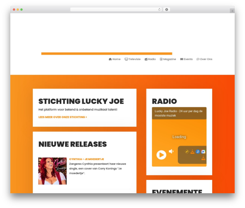 Lu radioplayer WordPress plugin - luckyjoe.nl