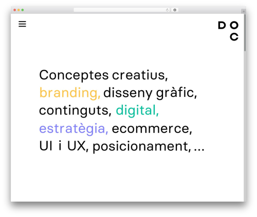 DOC WordPress theme - docbarcelona.com
