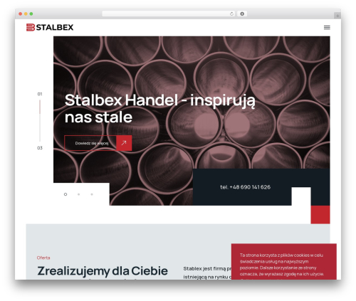 Industrium WordPress theme - stalbex.pl