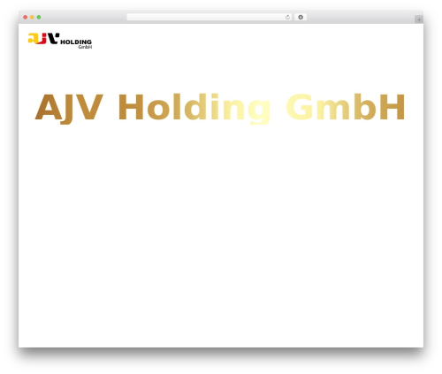 Elementor1 WordPress plugin - ajvholding-gmbh.com