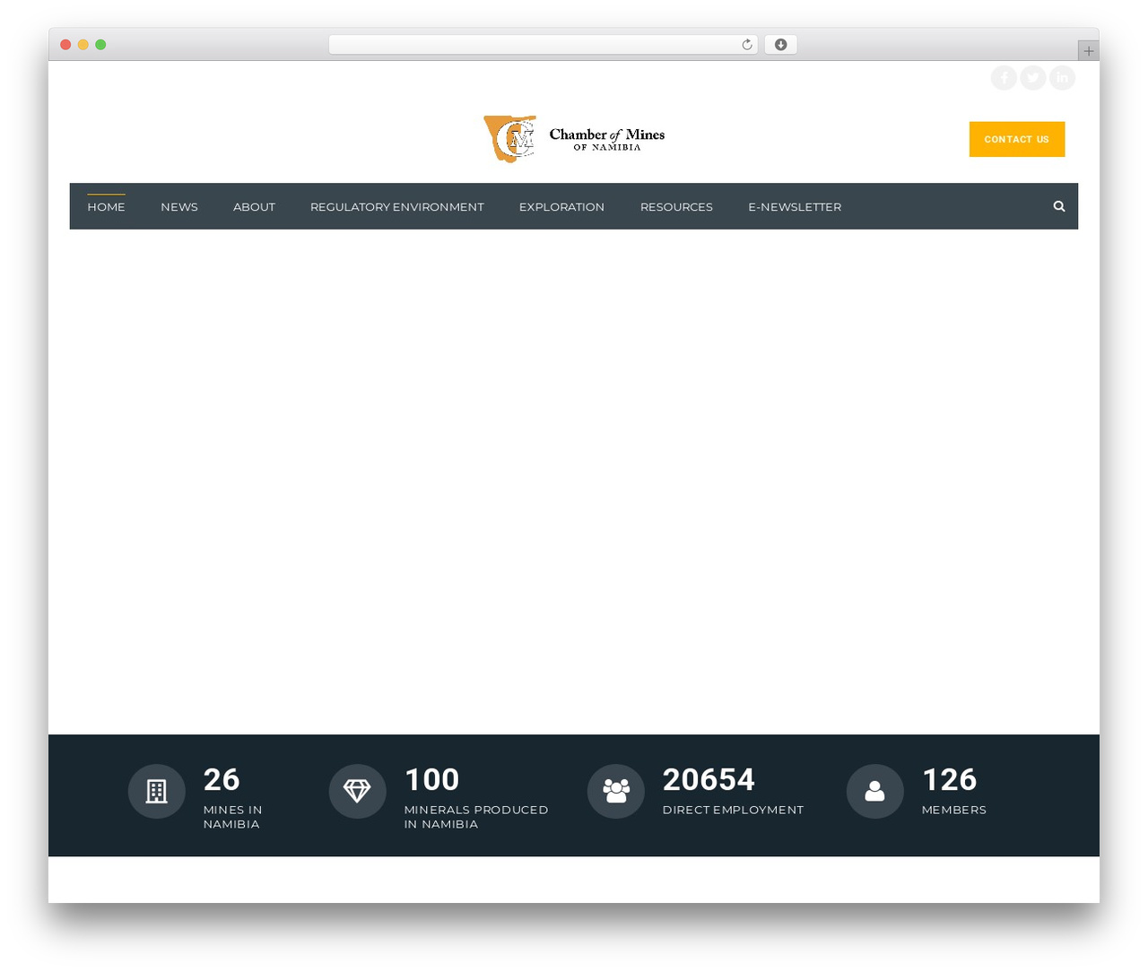 WordPress theme BuiltPress - chamberofmines.org.na