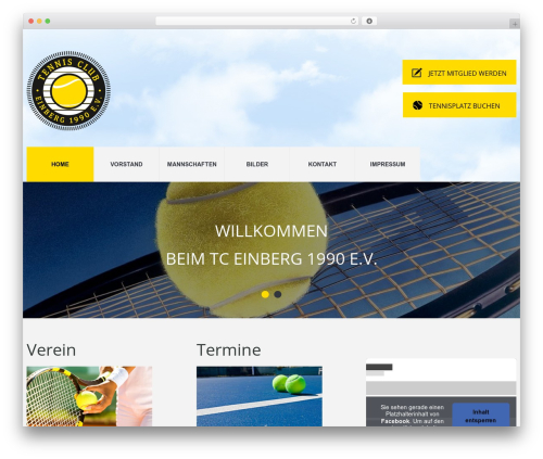 WordPress theme cherry - tc-einberg.de