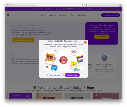 WordPress theme eiPro Master - kolamdigital.co.id