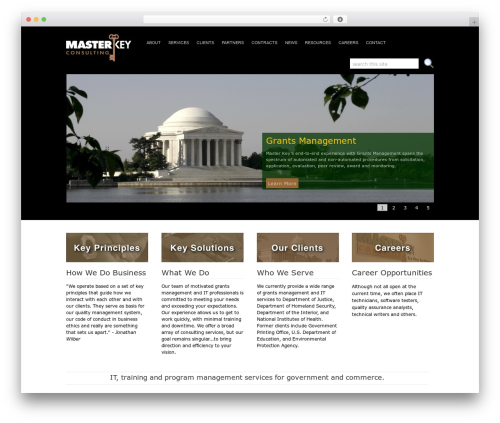 WordPress theme MasterKey - masterkeyconsulting.com