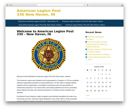 WordPress theme Minn Lite - americanlegionpost330newhaven.org WordPress theme Minn Lite - americanlegionpost330newhaven.org