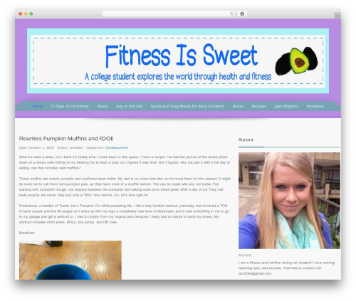 WordPress theme Preference Lite - fitnessissweet.com