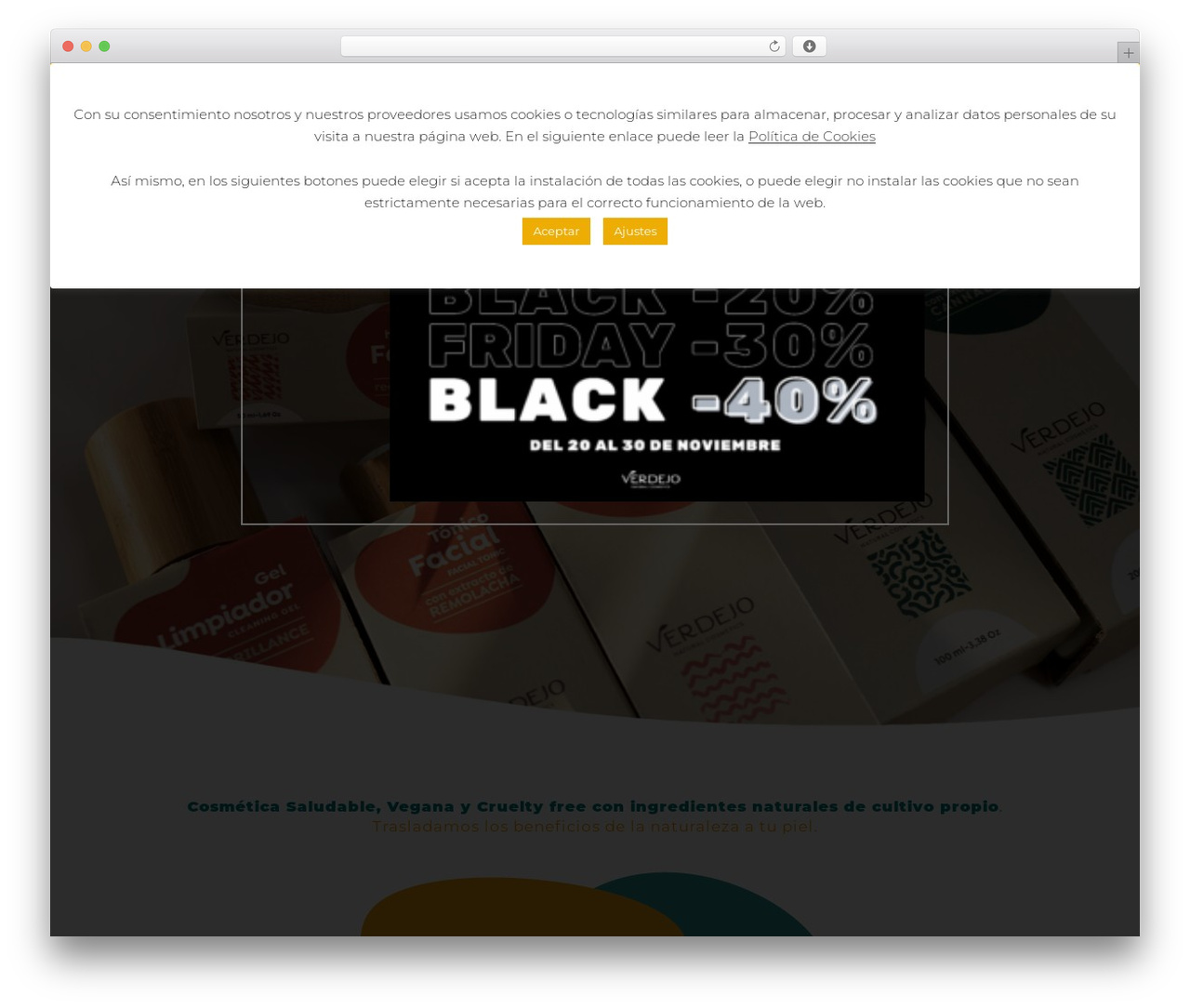 Best WordPress theme Divi - verdejocosmetics.com