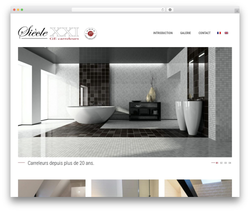 WordPress theme Eusébio & Rodrigues - siecle21.ch