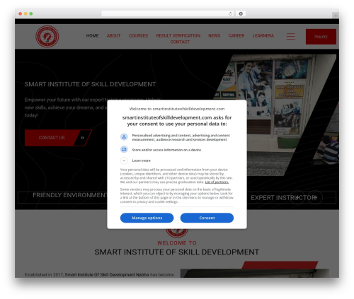 WordPress theme Builty - smartinstituteofskilldevelopment.com