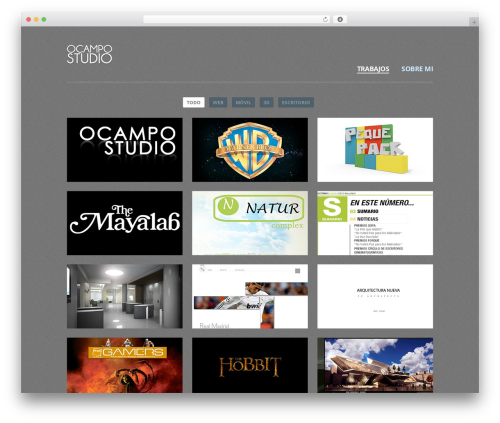WordPress theme Hero - andresocampo.com