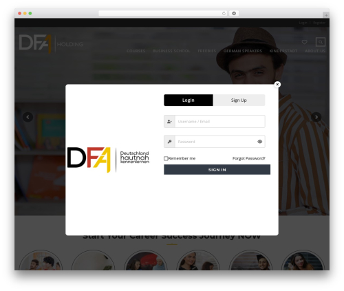 WordPress theme MasterStudy - dfa-eg.net