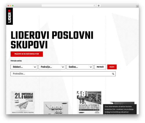 WP theme Wordpress EA93 Theme - lider.events