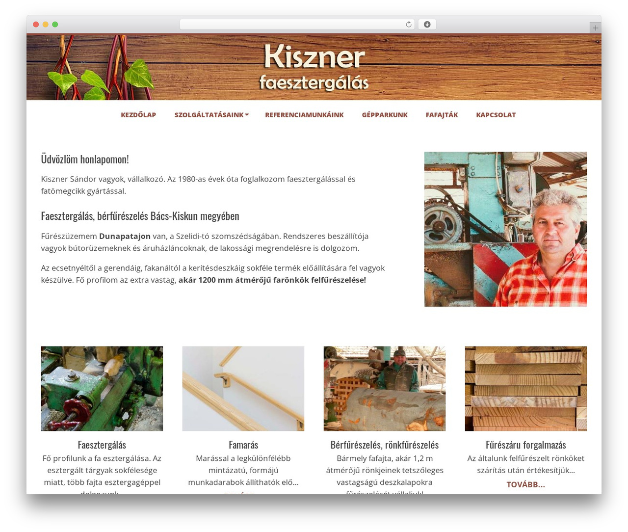 Dispatch Child theme WordPress - kiszner-faesztergalas.hu