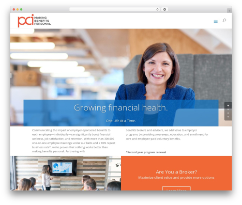 Divi WordPress theme - aboutpci.com