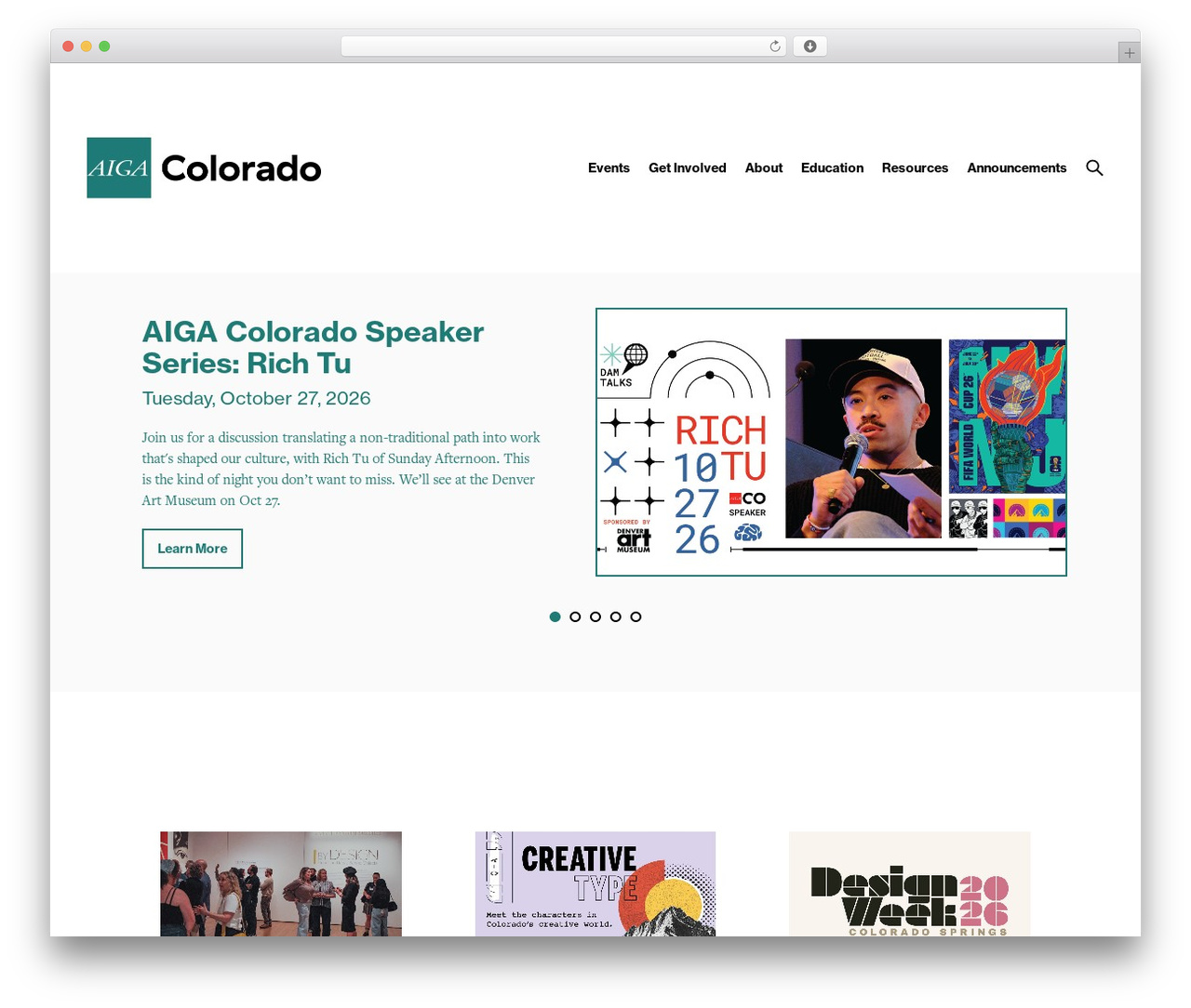 iKit Three WordPress theme - colorado.aiga.org
