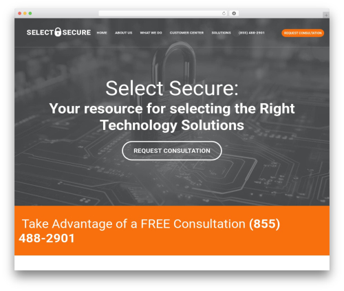selectcommunications WordPress theme - selectsecure.net