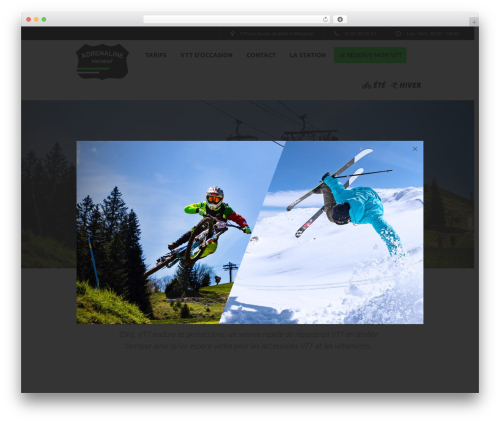 WordPress theme Klippe - magasin-sport-metabief.com