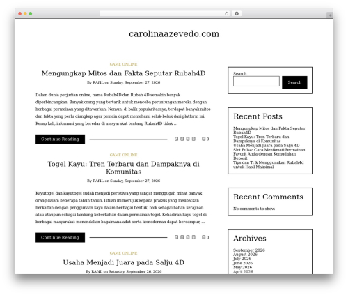 WordPress theme Writee - carolinaazevedo.com WordPress theme Writee - carolinaazevedo.com