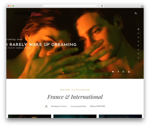 WordPress website theme Formota - outplayfilms.com