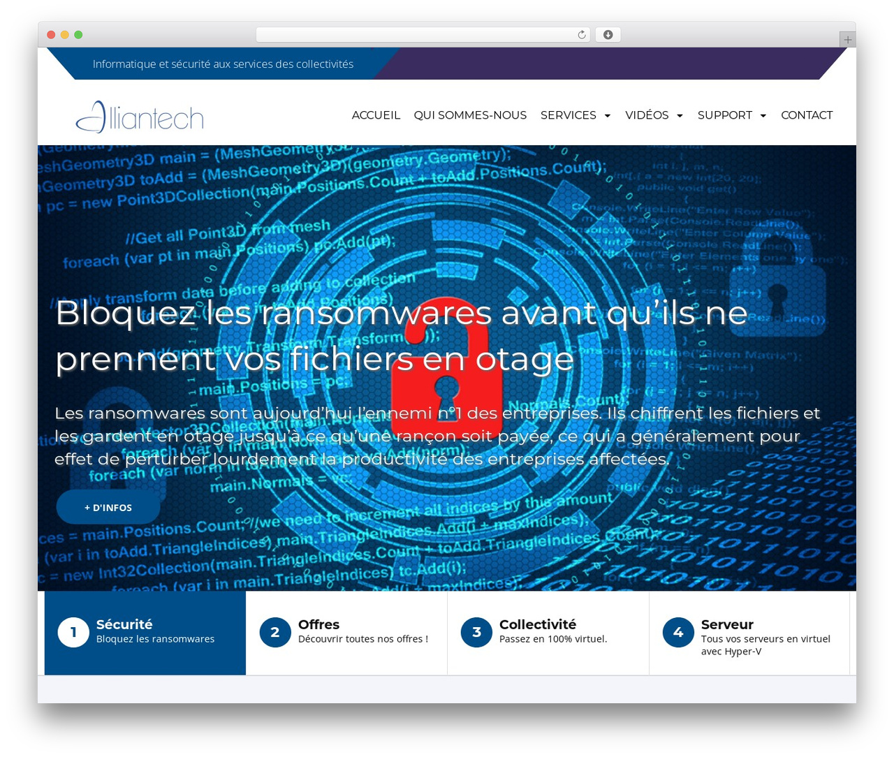 Advisor WordPress theme - alliantech.fr