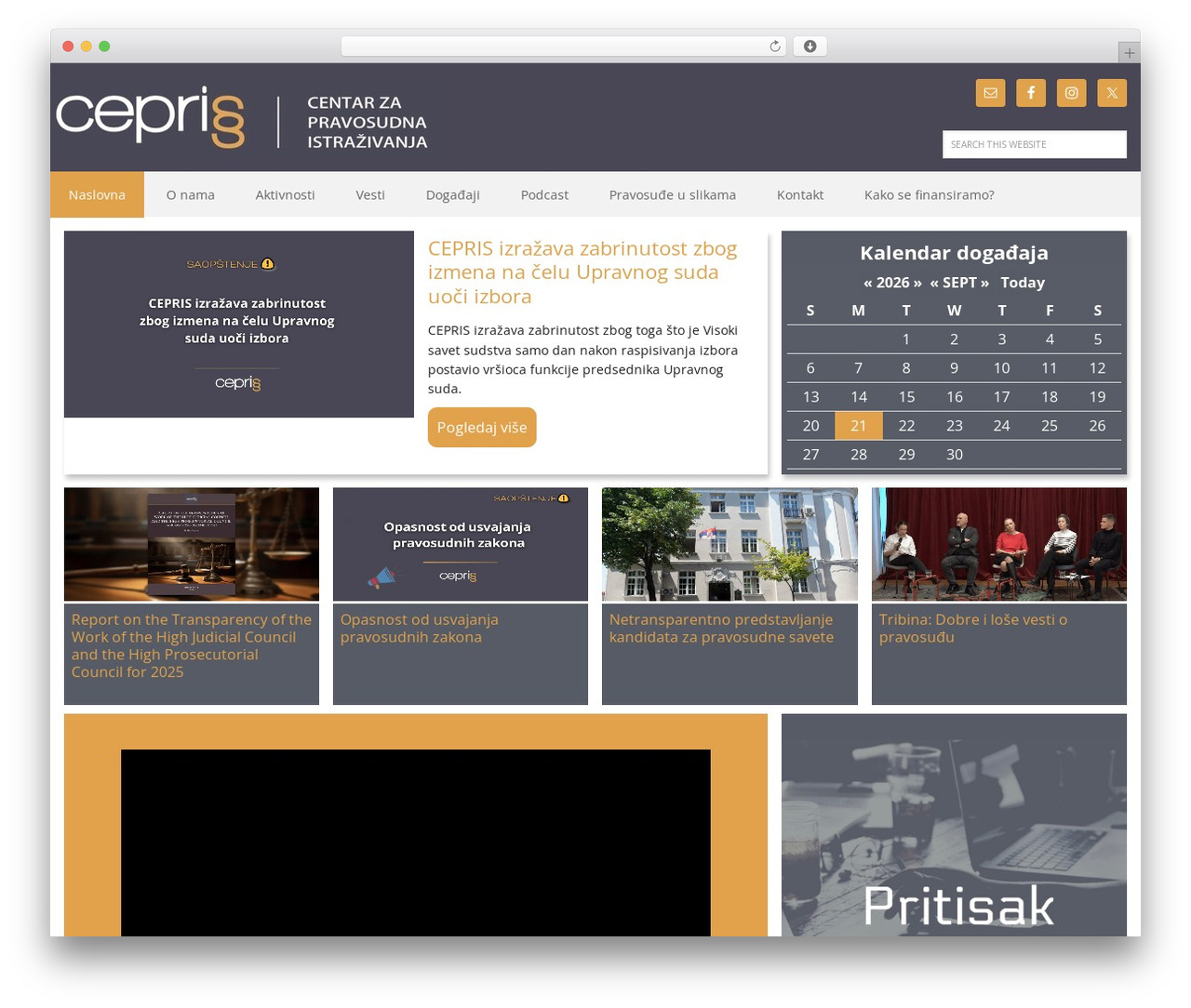 Executive Pro Theme theme WordPress - cepris.org