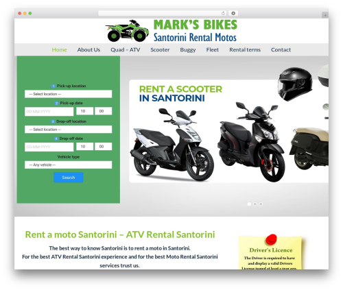 Lambda WordPress page theme - santorinirentalmotos.net