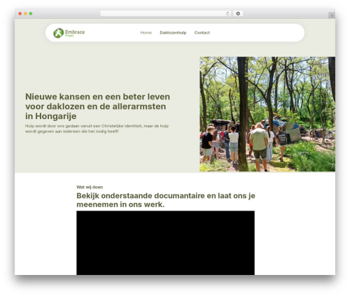 Onest WordPress theme - stichtingembrace.nl