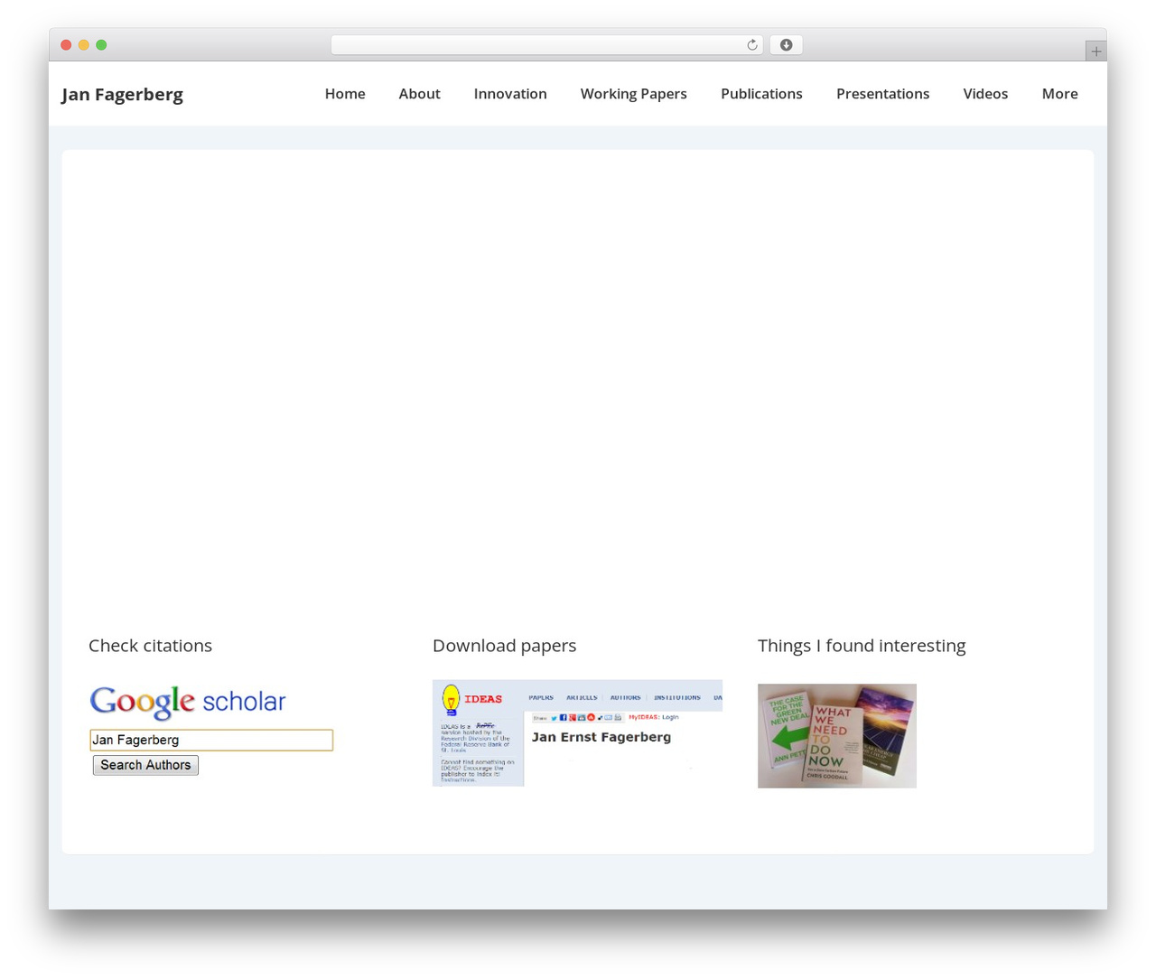 Responsive theme WordPress - janfagerberg.org