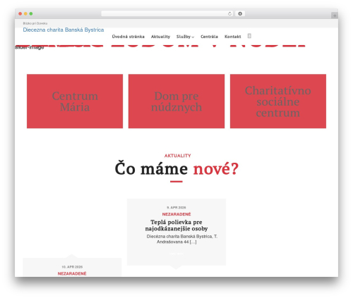 Theme WordPress wp-dev - charitabb.sk